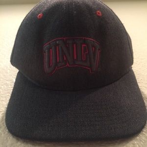 GRAY UNLV HURLEY FITTED HAT